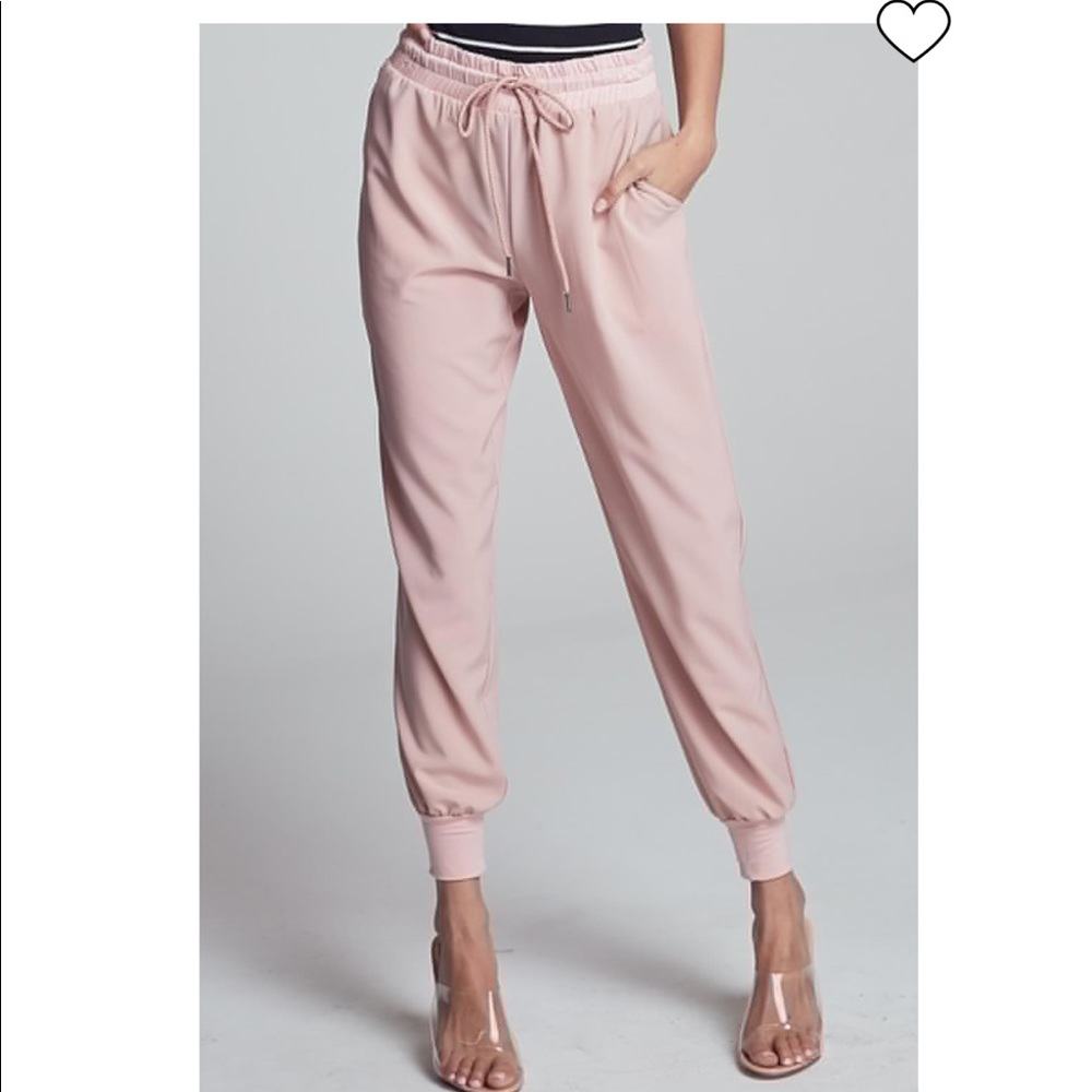 Pink joggers